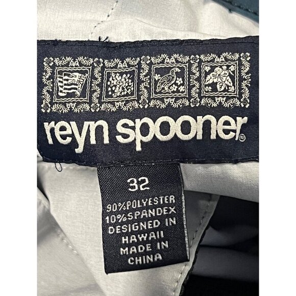 Reyn Spooner Mens Blue Abstract Board Swim Surf Shorts Size 32 Vacation EUC - Picture 7 of 8